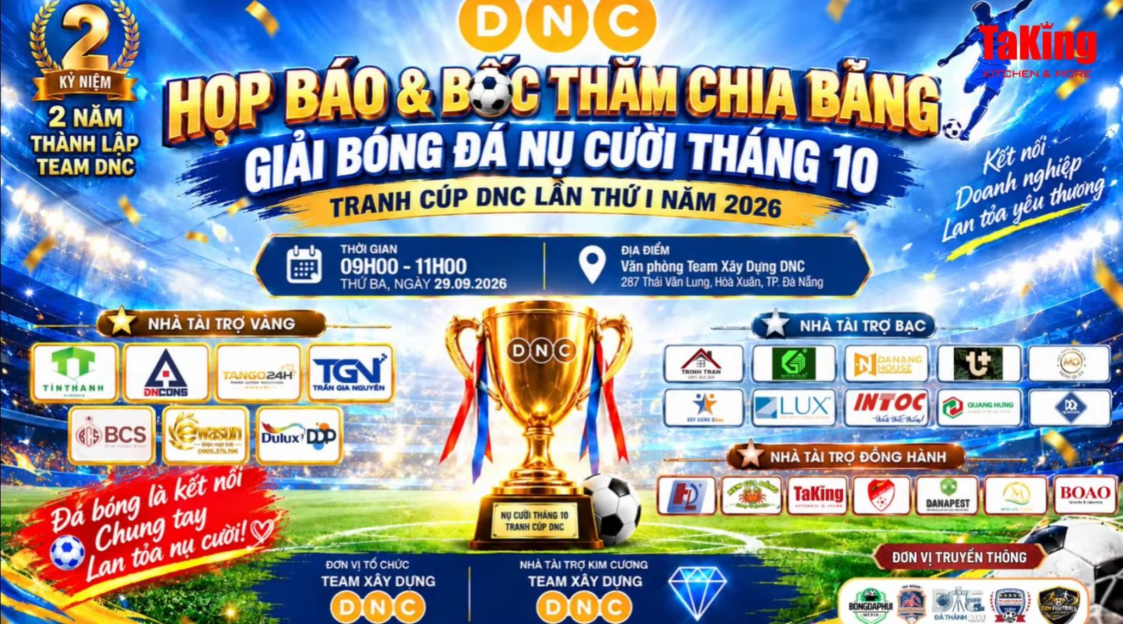 Giải bóng đá thiện nguyện Nụ Cười Tháng 10