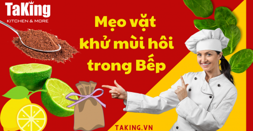 Mẹo vặt khử mùi hôi trong Bếp