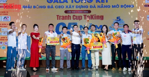 BẾ MẠC & GALA TỔNG KẾT GIẢI BÓNG ĐÁ CEO XÂY DỰNG ĐÀ NẴNG MỞ RỘNG LẦN V – 2026 TRANH CÚP TAKING
