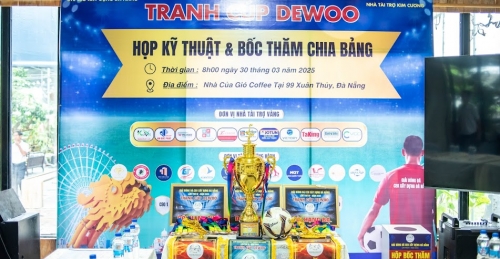Họp Báo và Bóc Thăm Chia Bảng Giải Bóng Đá CEO Xây Dựng Đà Nẵng Lần Thứ IV Năm 2025 