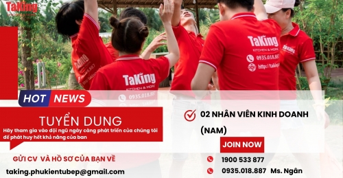 TaKing Tuyển Dụng Nhân Viên Kinh Doanh Nam