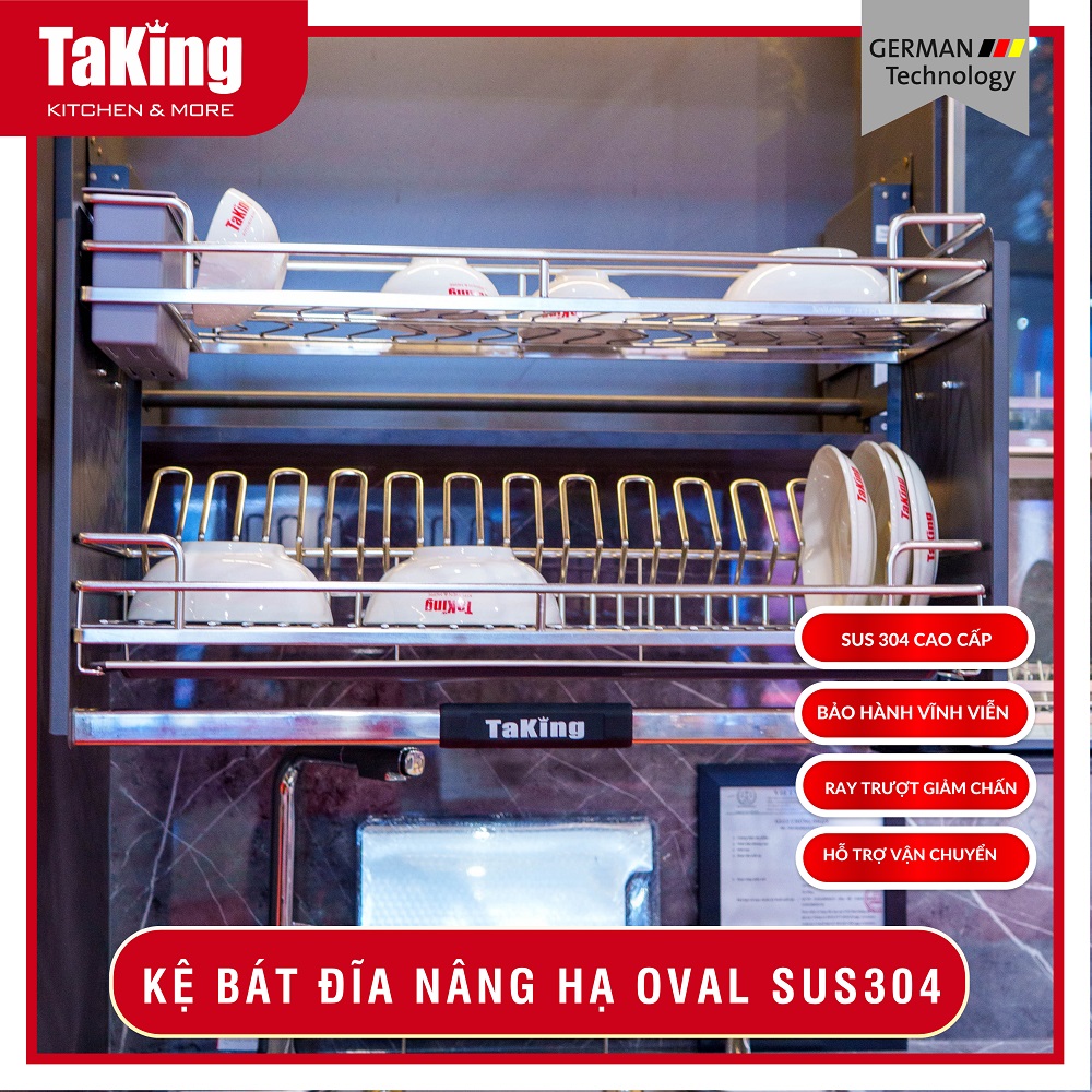 Kệ nâng hạ chén bát thông minh di động và cố định. Thiết kế sang trọng, linh hoạt tiện sử dụng, dễ dang lưu trữ, dễ dàng lau chùi.